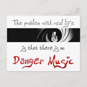 No Danger Music? Postcard