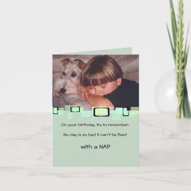 No Day Is So Bad It Cannot Be Fixed With A Nap Card (Front)