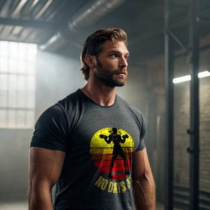 No Days Off Gym T-Shirt   Alpha Warrior Workout  Tri-Blend Shirt