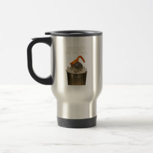 No Decaf Steel Coffee Tumbler Travel Mug