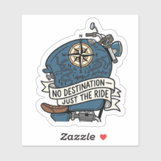 No Destination Just The Ride Biker Motorcycle