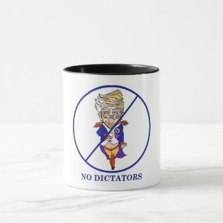 No Dictators mug