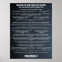 " No Discrimination" Human Rights X Small Poster