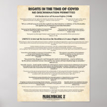 " No Discrimination" Human Rights X Small Poster