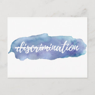 No Discrimination in This Nation Postcard