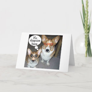 NO DISGUISING YOUR LOVE FOR HIM OR HER BIRTHDAY CARD