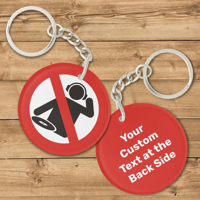 No DJ Zone Key Ring (Creator Uploaded)