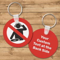 No DJ Zone Keychain