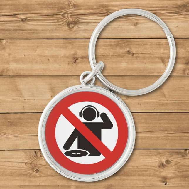 No DJ zone Keychain (Creator Uploaded)