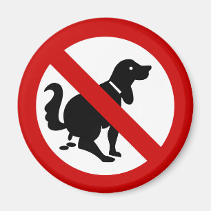 NO Dog Fouling ⚠ Thai Sign ⚠ Magnet