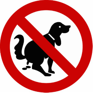 NO Dog Fouling ⚠ Thai Sign ⚠ Standing Photo Sculpture