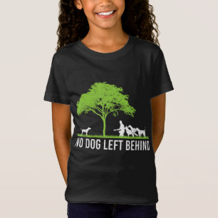 No Dog Left Behind Cute Owner Walker Paw Puppy Lov T-Shirt