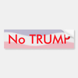 No Donald Trump Bumper Sticker
