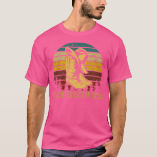 No Dont Shoot Me Down Cowboy Boots Hat Outlaw Musi T-Shirt