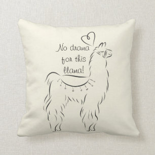 No Drama for this Llama Cushion