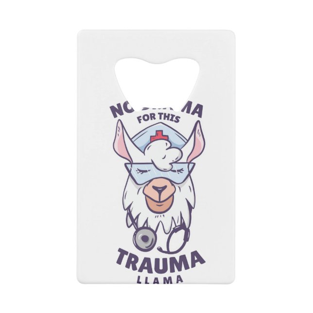 NO DRAMA FOR THIS TRAUMA LLAMA (Front)