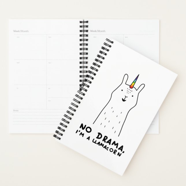 No Drama I'm A Llamacorn Planner (Display)