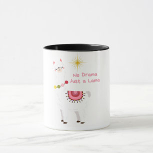 no drama, just a lama mug