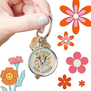 No Drama Just Llamas - Cute Boho Llama Key Ring