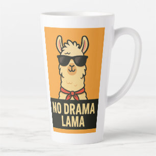 No Drama Lama – Chill Vibes Only Latte Mug