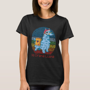 No Drama Llama Alpaca Retro Vintage for Animal T-Shirt