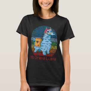 No Drama Llama Alpaca Retro Vintage for Animal T-Shirt