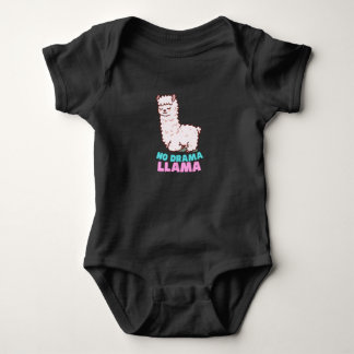 No Drama Llama Baby Bodysuit