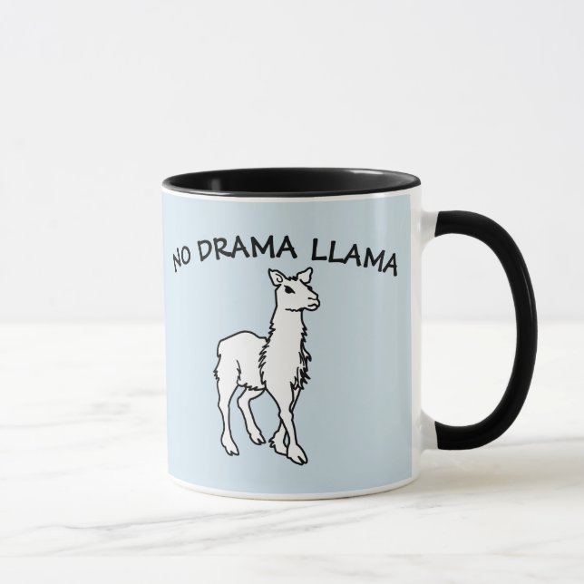 NO DRAMA LLAMA Coffee Mugs (Right)