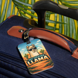 No Drama Llama - Critter Kingdom Luggage Tag
