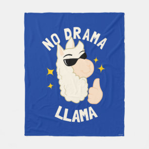 No Drama Llama Fleece Blanket