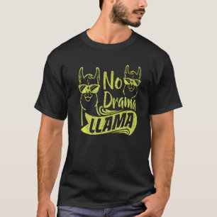 No Drama Llama For Men Women Kids Animal 1 T-Shirt