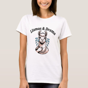 No Drama Llama Funny Sarcastic Sassy T-Shirt
