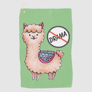 No Drama Llama Golf Towel