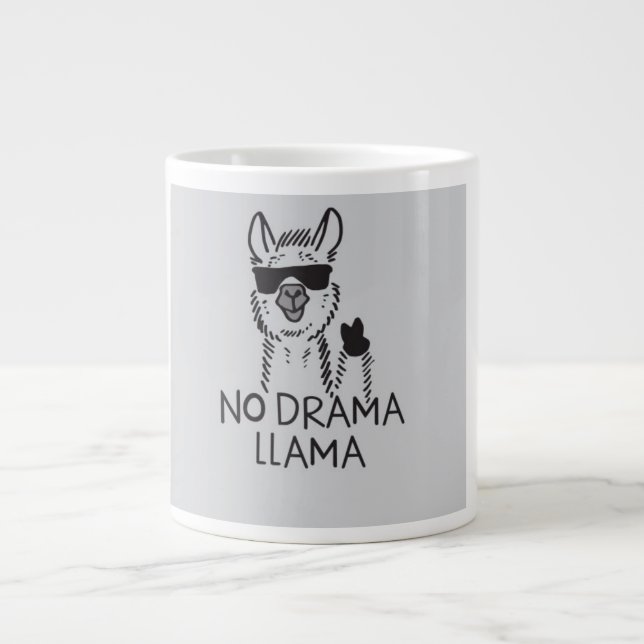 No drama llama large mug (Front)