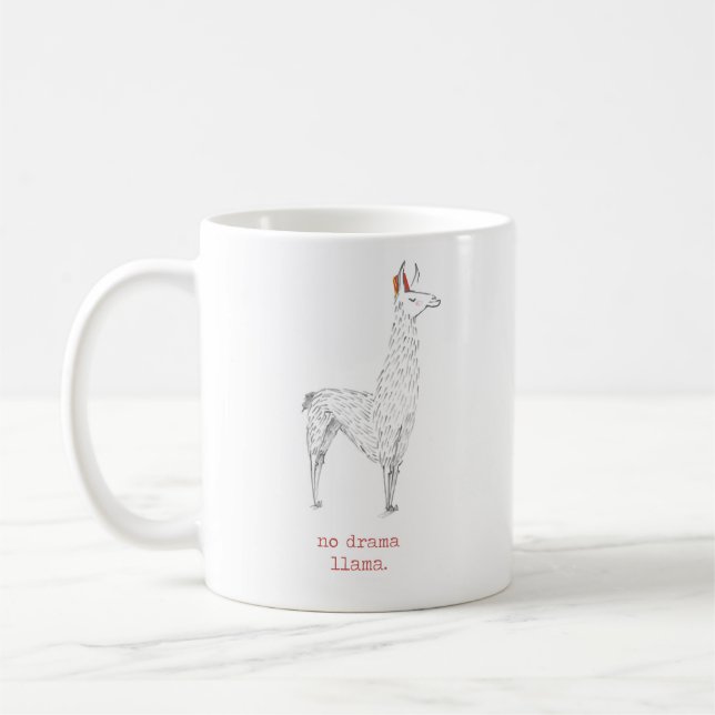 No drama llama - mug (Left)