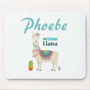 No Drama Llama Personnalised Mouse Mat