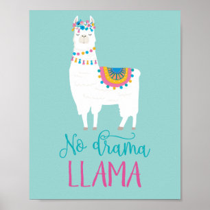 No Drama LLAMA Poster