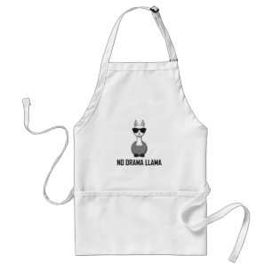 No Drama Llama Sunglasses Standard Apron