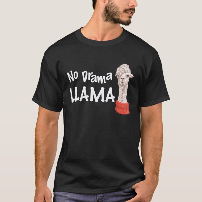 No Drama Llama T-Shirt (Front)