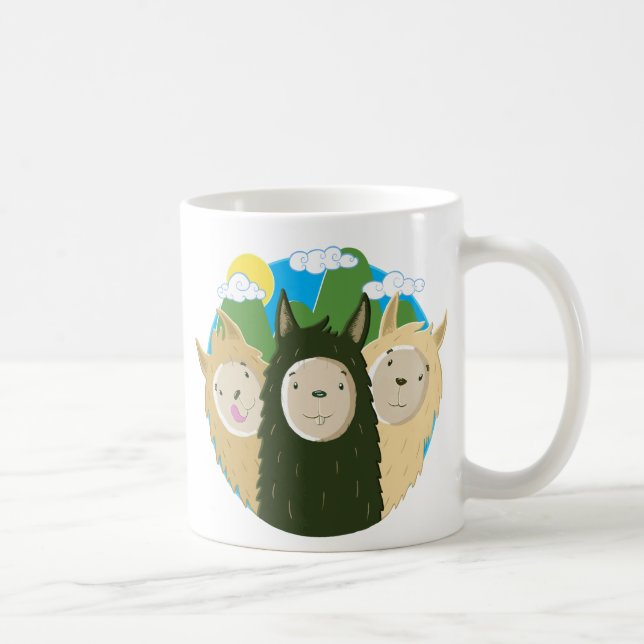 No Drama Llamas Brothers Coffee Mug (Right)