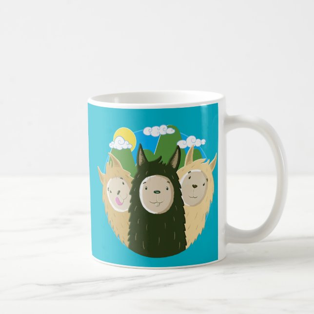 No Drama Llamas Brothers Coffee Mug (Right)