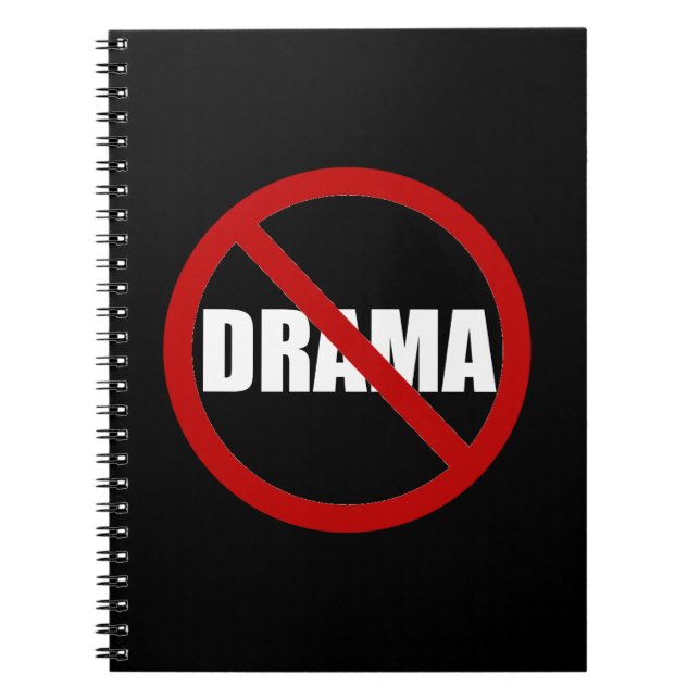 No Drama Notebook (Front)