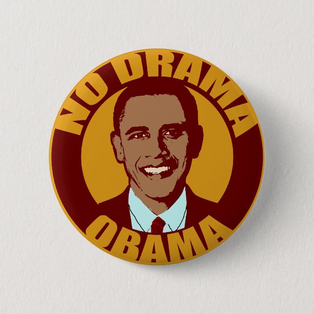 No Drama Obama Button (Front)