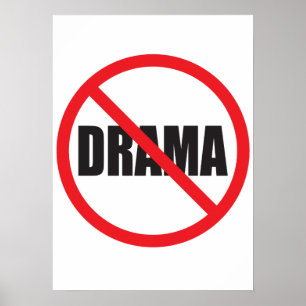 No Drama Poster