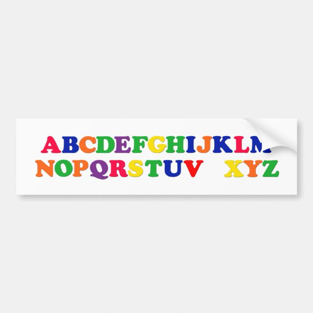 No Dubya Bumper Sticker (Front)