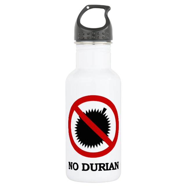 NO Durian Tropical Fruit Sign 532 Ml Water Bottle (Front)