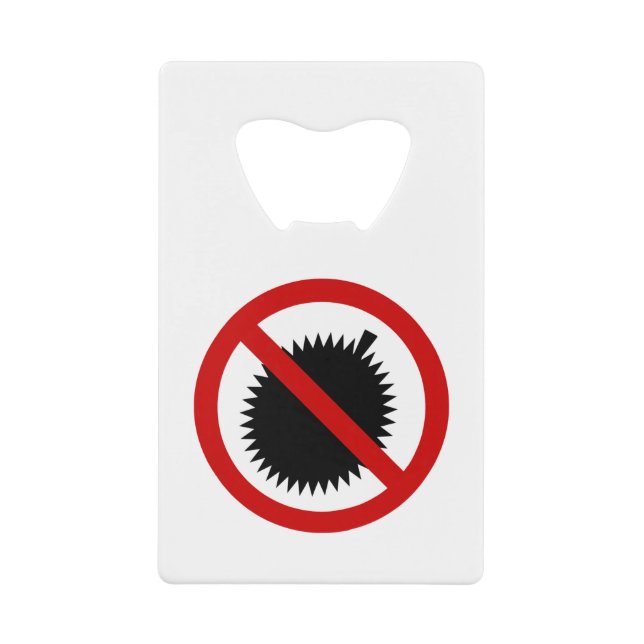 NO Durian Tropical Fruit ⚠ Thai Sign ⚠ (Front)