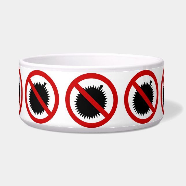 NO Durian Tropical Fruit ⚠ Thai Sign ⚠ (Front)