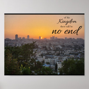 No End to His Kingdom Poster