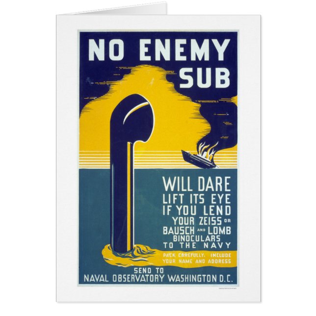 No enemy sub - WPA (Front)
